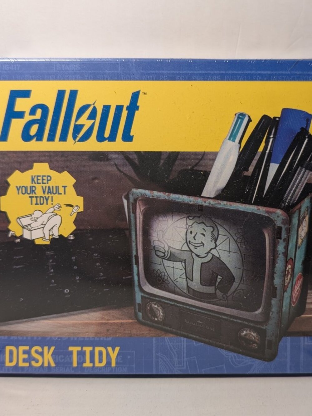 Fallout Vault Desk Tidy Pen and Pencils Holder Official Bethesda Collectible